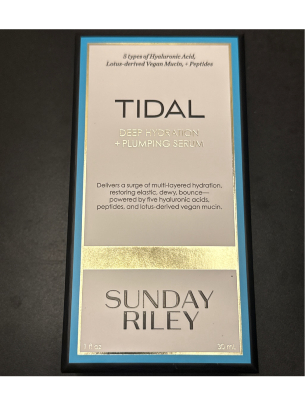 NEW Sunday Riley Tidal Deep Hydration Plumping Serum Full Size BNIB